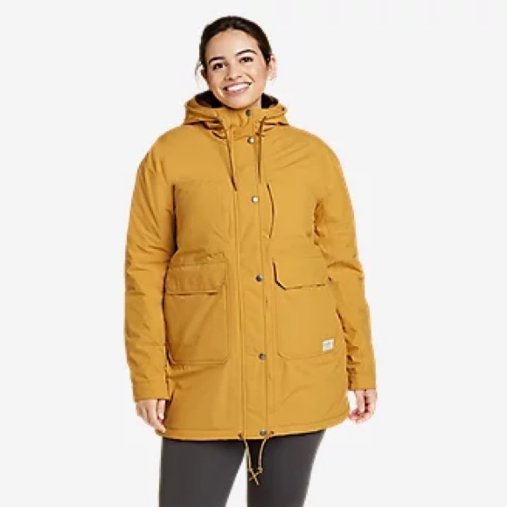 NWOT Eddie Bauer Women’s Rainfoil Insulated Parka jacket. Size Medium